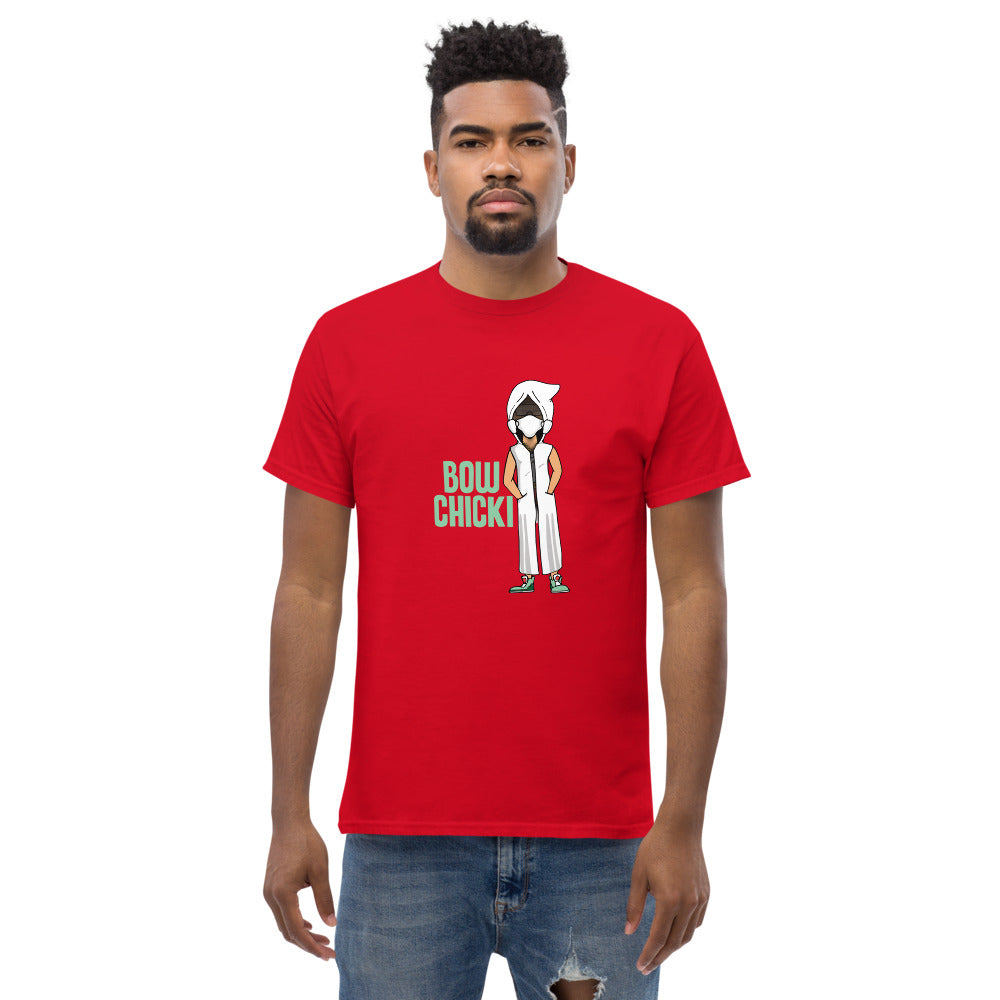 BOW CHICKI Men's heavyweight tee