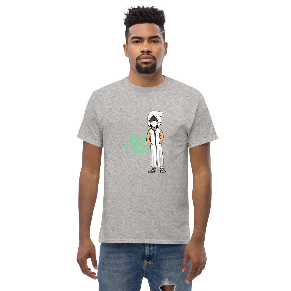 BOW CHICKI Men's heavyweight tee