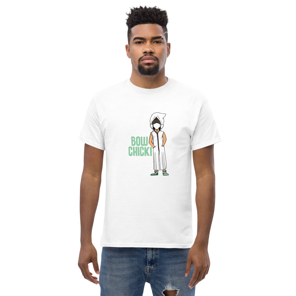 BOW CHICKI Men's heavyweight tee