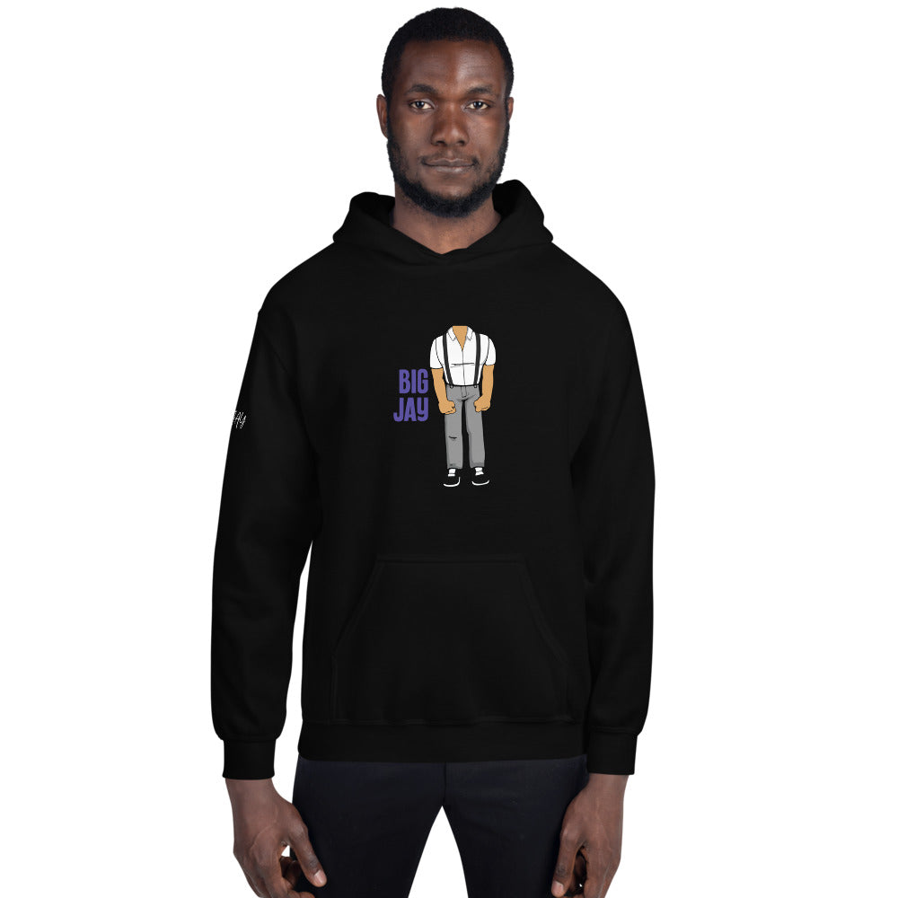 BIG JAY Unisex Hoodie /w BIG JAY SLEEVE