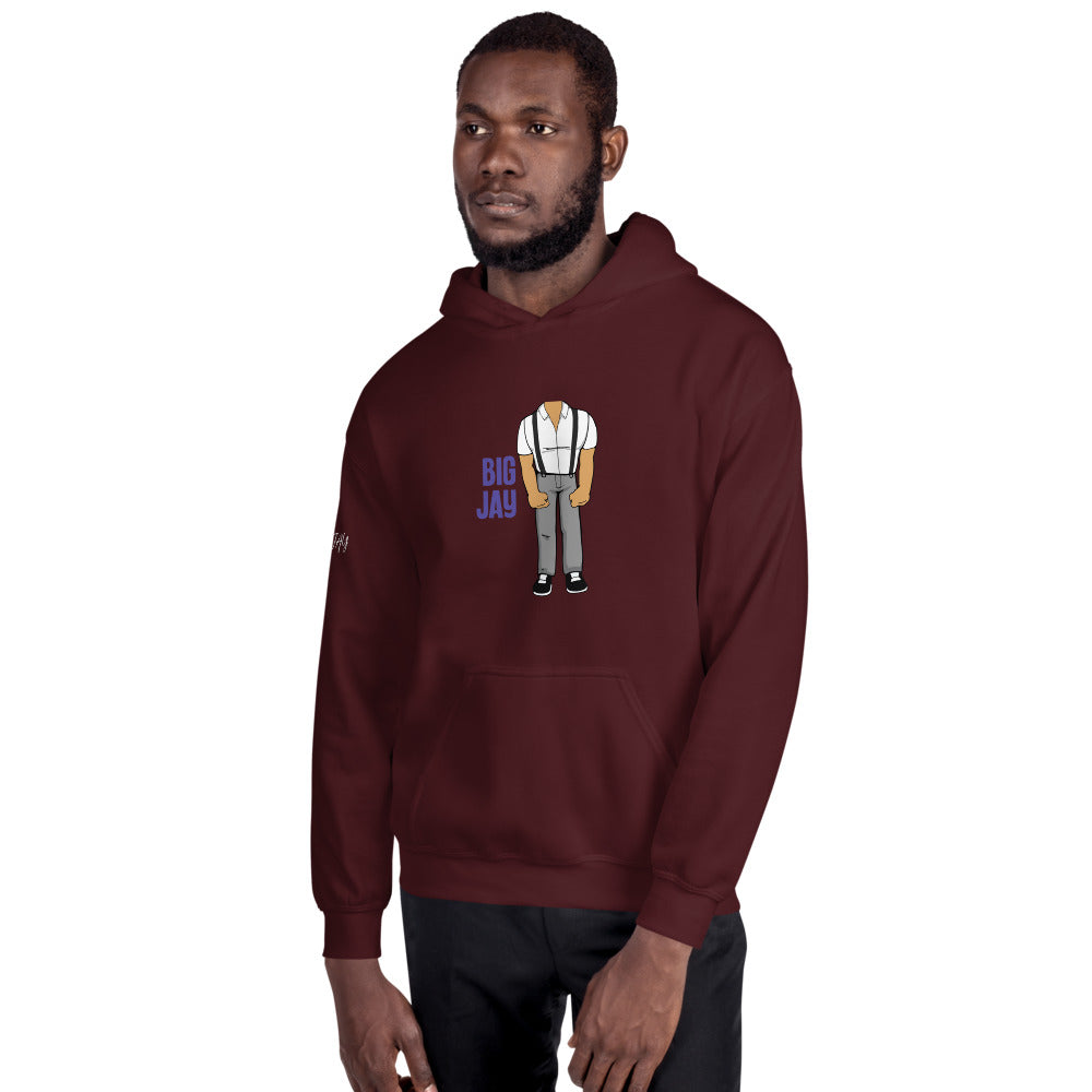 BIG JAY Unisex Hoodie /w BIG JAY SLEEVE