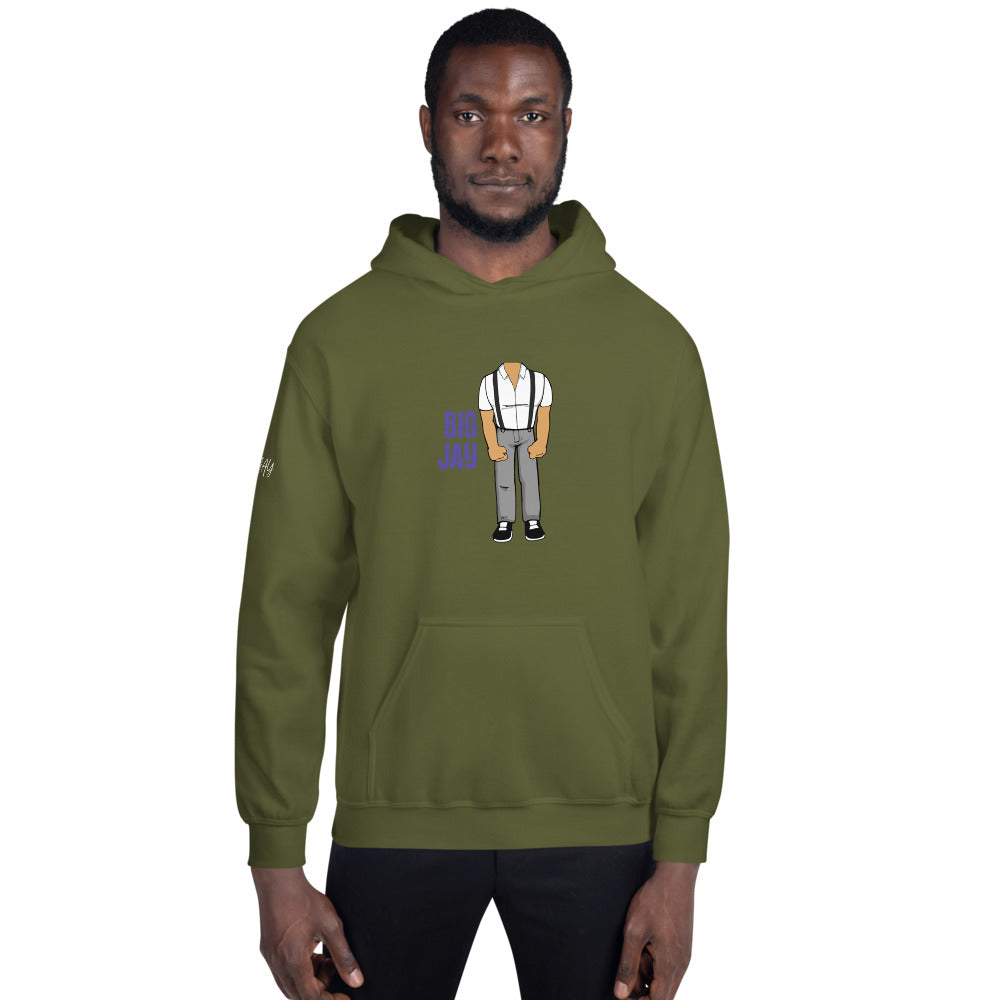 BIG JAY Unisex Hoodie /w BIG JAY SLEEVE